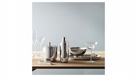 Ведерко для льда с щипцами Georg Jensen Манхеттен 1,5л
