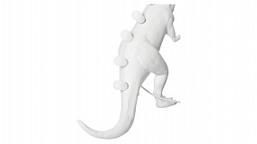 Настольная лампа Seletti Тираннозавр USB 39х13 h33,5 см, смола