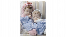 Фигурка Lladro Мои маленькие сокровища 14х15 см, фарфор
