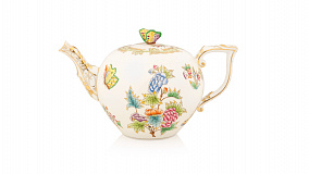 Чайник с бабочкой Виктория Herend 1,25л
