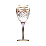 Набор бокалов для вина TIMON Violet/Gold (6 шт) 340 мл
