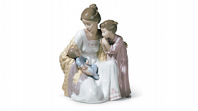 Фигурка Lladro Добро пожаловать в нашу семью 18х22 см