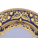 Набор тарелок на 6 персон Falkenporzellan Natalia cobalt gold 23 см
