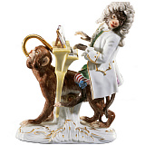 Фигурка Meissen 12,5 см Пианист Обезьяний оркестр