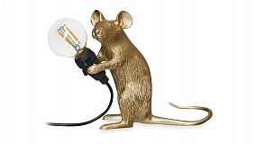 Настольная лампа Seletti Мышь сидит USB 5x15 см, h12,5 см
