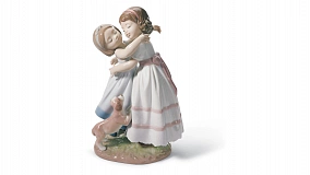 Фигурка Lladro Давай обнимемся 12х20 см, фарфор