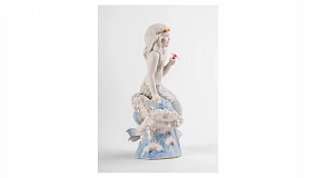 Фигурка Lladro Океанская русалочка 13х23 см, фарфор