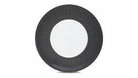 Набор чашек чайных с блюдцами Decor de table Вола 200 мл, 2 шт, фарфор, платина, п/к