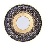 Чайный набор на 6 персон Falkenporzellan Rio black gold 220мл