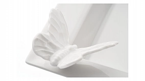 Блюдо Meissen Бабочки 16х13,5 см