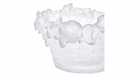 Конфетница Decor de table Бабочка 17 см, хрусталь, белая, п/к