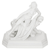Фигурка Meissen Ариадна на пантере, Иоганн Хайнрих фон Дапнекер,1843г  21 см, п/к