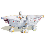 Соусник 25,5см Цветы, фрукты и насекомые, лим.вып.16/50, 2007г