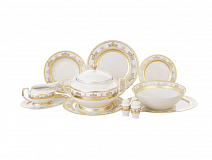 Столовый сервиз на 6 персон Crem Saphir Gold