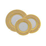Этажерка трехъярусная Falkenporzellan Cream Majestic Gold 34см