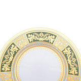 Набор тарелок Falkenporzellan Diadem Green Mint Gold 23см