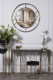 Консоль черное стекло/золото GARDA DECOR