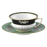 Чашка чайная с блюдцем Wedgwood Изумрудный лес 140 мл, фарфор