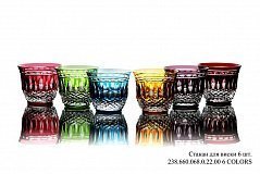 Набор стаканов для виски 6COLORS, 6 шт, Strauss