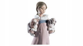 Фигурка Lladro В объятьях любви 9x20 см, фарфор