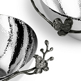 Ваза для фруктов 29см."Black Orchid"