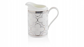 Молочник Noritake "Трефолио,платиновый кант" 300мл