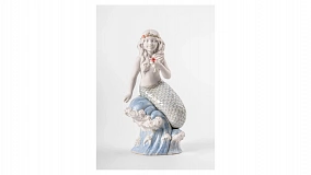 Фигурка Lladro Океанская русалочка 13х23 см, фарфор