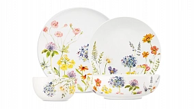 Сервиз столовый Decor de table Полевые цветы на 6 персон 20 предметов, керамика