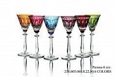 Набор рюмок для водки/ликера 6COLORS, 6 шт, Strauss