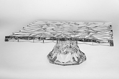 Блюдо для торта н/н, 32см. "GLACIER", Bohemia JIHLAVA