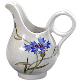 Молочник Meissen 120мл Игра волн, рельеф, голубые васильки