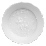 Розетка Meissen 8 см Лев, белая