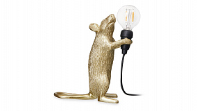 Настольная лампа Seletti Мышь стоит USB 6x13 см, h14 см