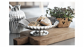 Блюдо на ножке Georg Jensen Бернадот 28 см