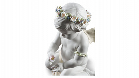 Фигурка Lladro Херувим любви 28х36 см, фарфор