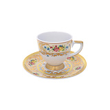 Кофейный набор на 6 персон Falkenporzellan Vienna Creme Gold  110мл