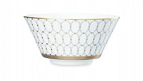 Салатник порционный Wedgewood Ренессанс 14 см, фарфор, серый