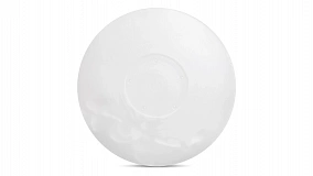 Блюдо Decor de Table Pate de Verre Cristal Орхидея 18 см, хрустальное тесто, белое, п/к